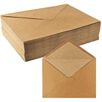 Sobres de papel de estraza- 100 unidades- alta calidad: 110 g-m²- sobres- sobres para tarjetas de felicitación…